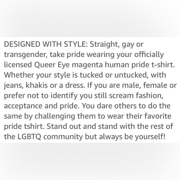 QUEER EYE 💜 “yas, henny!” 💜 Purple tank 💜 unisex 💜 NWT - Picture 4 of 5